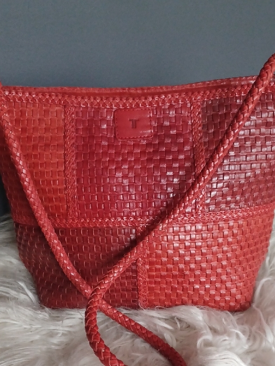Handbags - Woven  Brazilian Leather Shoulder Bag